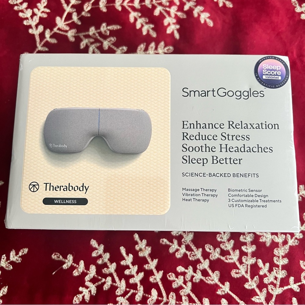 Therabody SmartGoggles Gray Wellness Sleep Mask